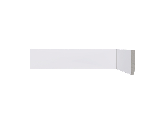 Rodapé LEV51 RP/B Branco