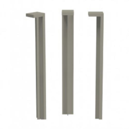 Terminal para Centro Cinza Titanium 154mm