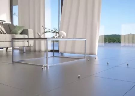 Argamassa autonivelante acústica para pisos